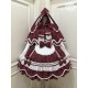 Miss Point Plaid Petal Rabbit Cape(Reservation/2 Colours/Full Payment Without Shipping)